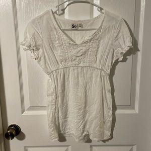 White Babydoll Top | SO